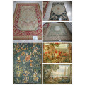Pictorial Oil Painting Religion Designs Wall Hanging Flat Weave Handwoven French Aubusson Type Tapestry Custom Price